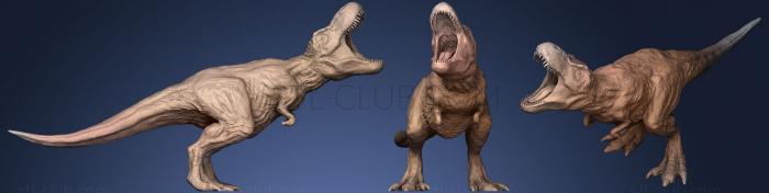 3D model T Rex Jurassic Park (STL)